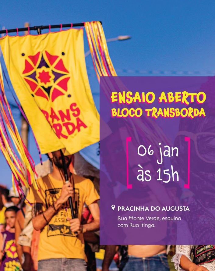 Ensaio aberto: Bloco Transborda 