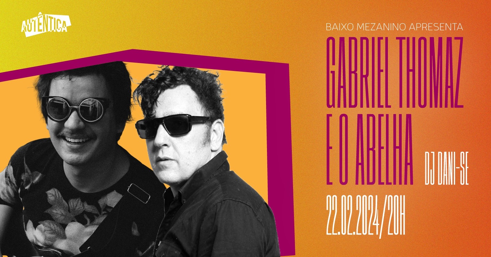 Show: Gabriel Thomaz + O Abelha