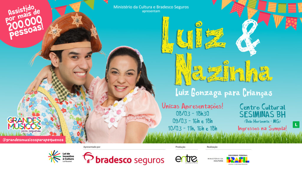 Musical: ‘Luiz e Nazinha – Luiz Gonzaga para Crianças’