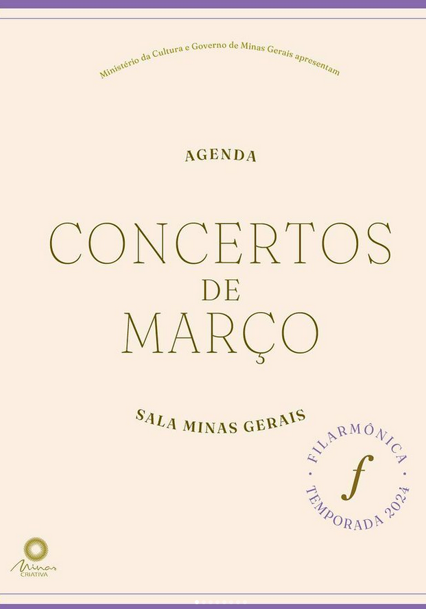Concertos de Março - Orquestra Filarmônica de MG