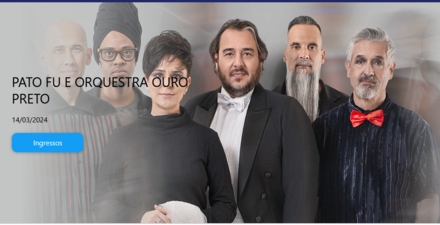 reprodução oficial Concerto: Pato Fu e Orquestra Ouro Preto