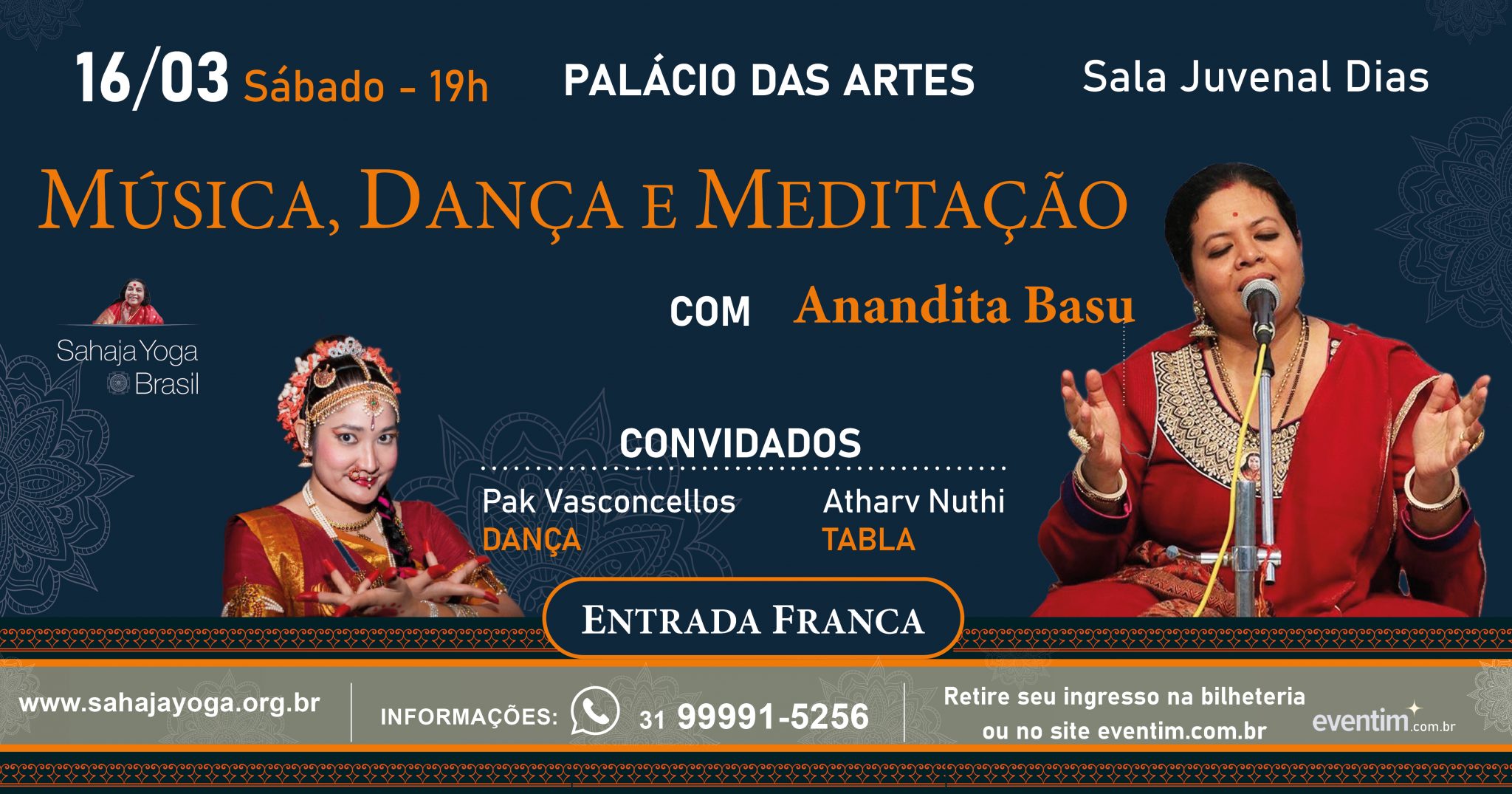 Música Dança e Meditação "Sahaja Yoga"