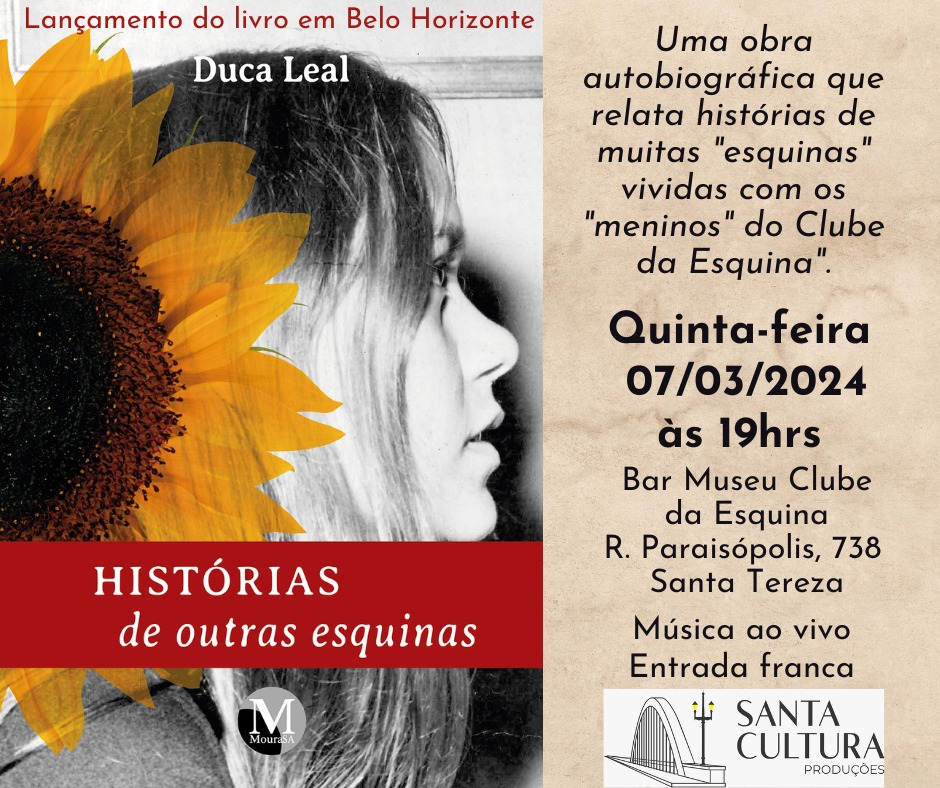 Reprodução Oficial Lançamento do Livro: Histórias de Outras Esquinas, de Duca Leal