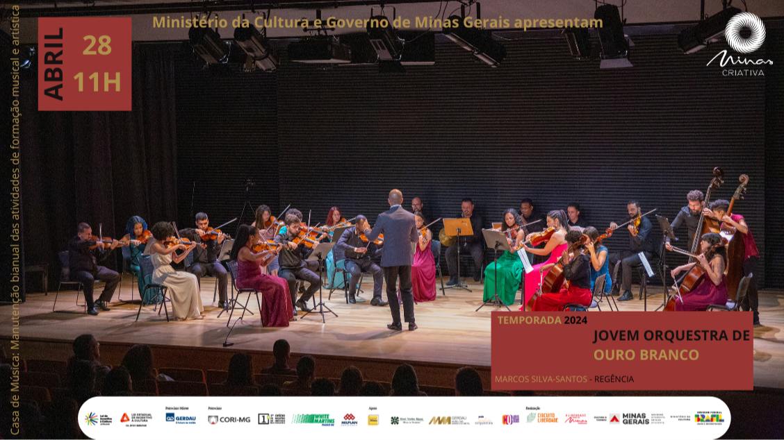Reprodução Oficial Concerto: "Acentos" - Jovem Orquestra de Ouro Branco