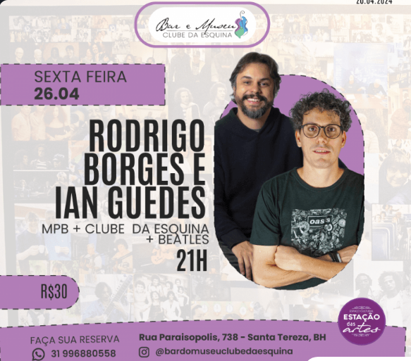 Show Rodrigo Borges e Ian Guedes