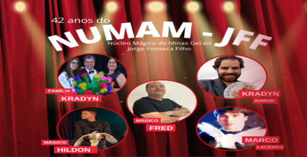 Espetáculo de Mágica: Celebração dos 42 Anos do NUMAM