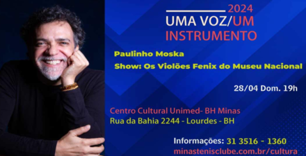 reprodução oficial Show: Paulinho Moska "Uma voz, um instrumento"