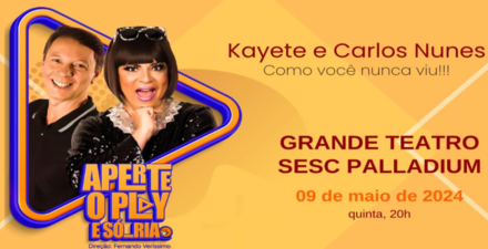 Espetáculo: “Aperte o play e só... ria” 