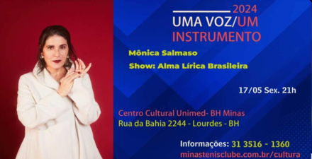 Show: “Alma lírica brasileira”, de Mônica Salmaso