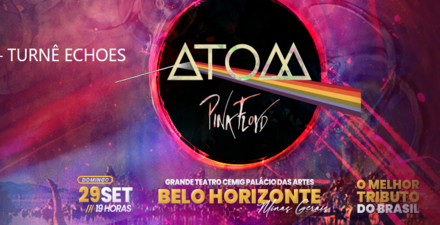 reprodução oficial Show: ATOM Pink Floyd "Turnê Echoes"