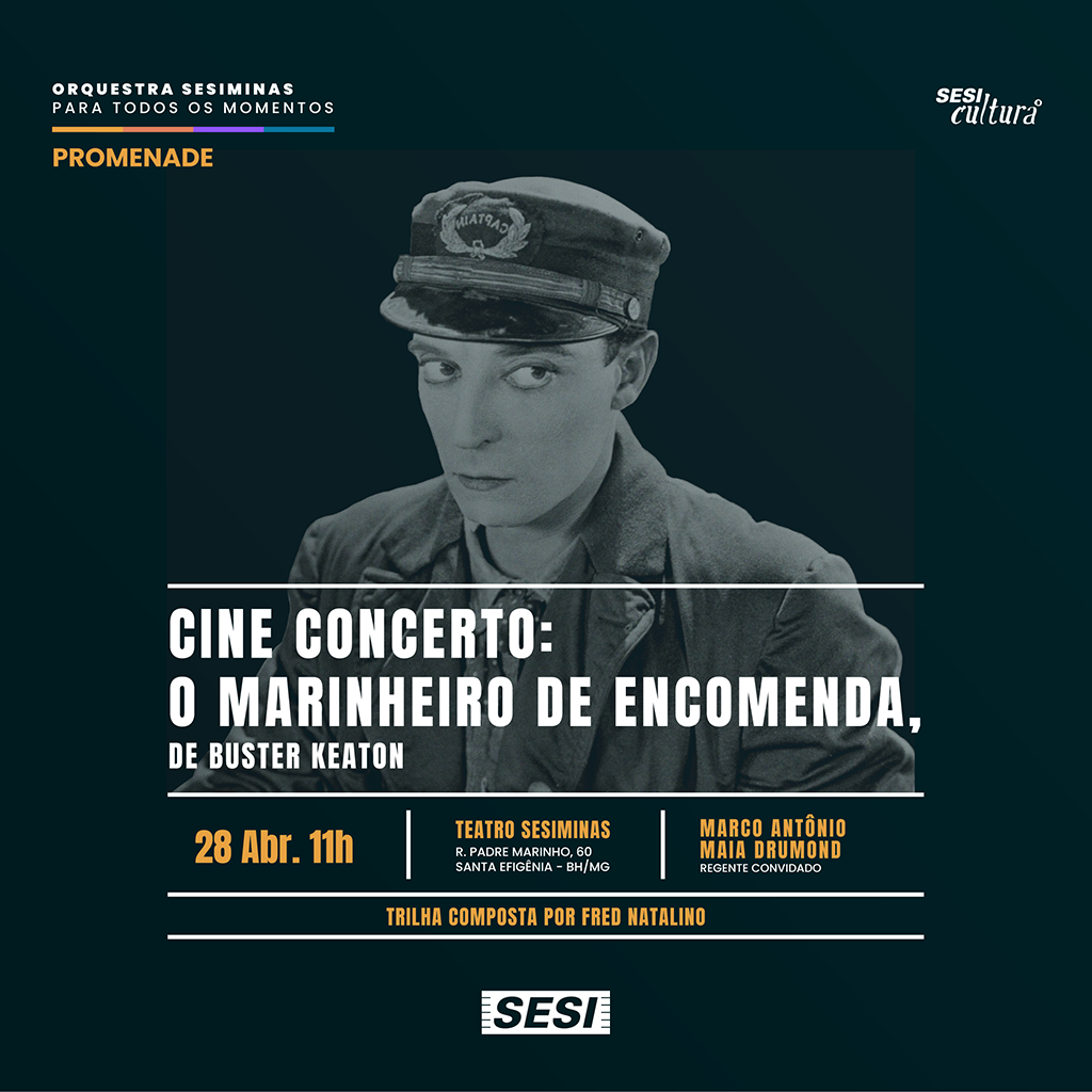 Cine concerto: O Marinheiro de Encomenda, de Buster Keaton