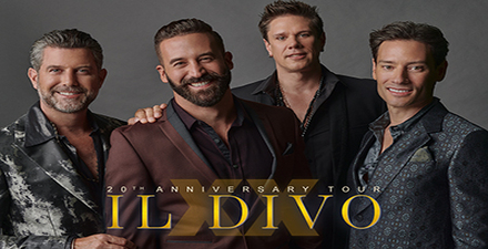 reprodução oficial Show: Grupo Il Divo - Turnê "20th Anniversary"