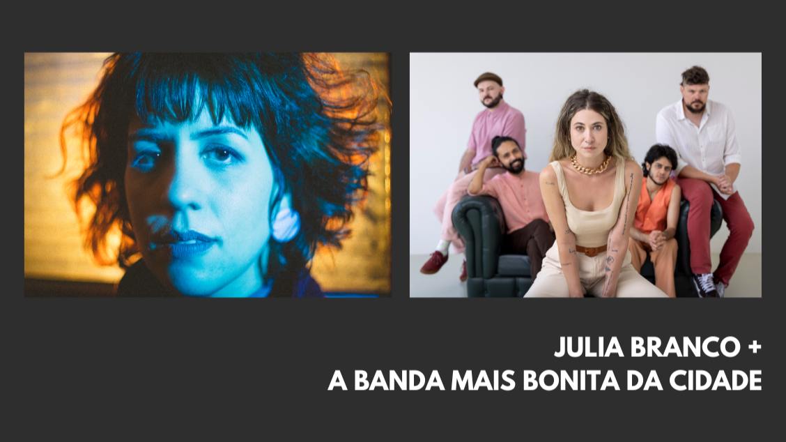 Divulgação/Sympla Julia Branco + A Banda Mais Bonita da Cidade