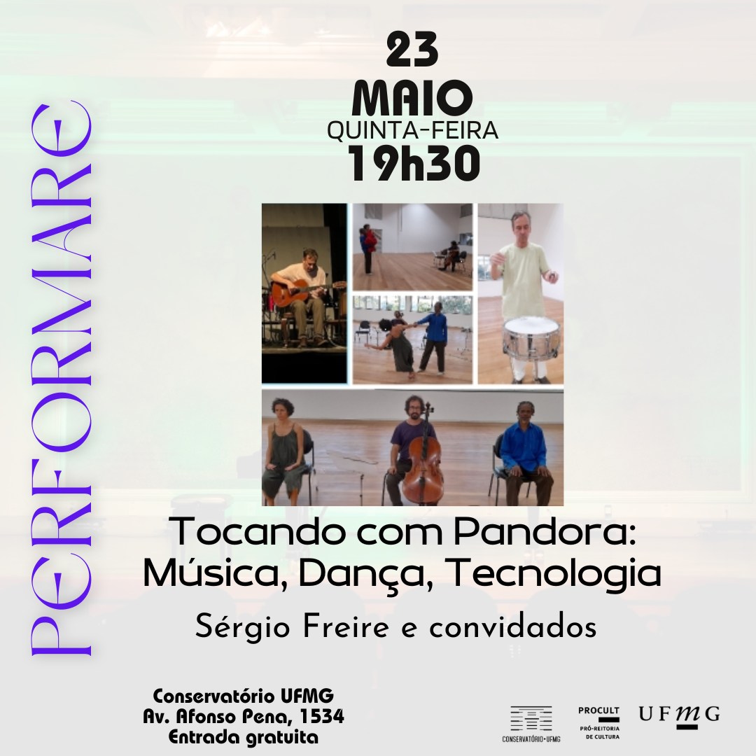 Reprodução/Instagram Série Performare - "Tocando com Pandora: Música, Dança, Tecnologia"
