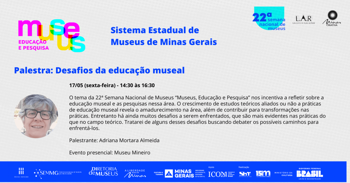 Palestra: Desafios da Educação Museal
