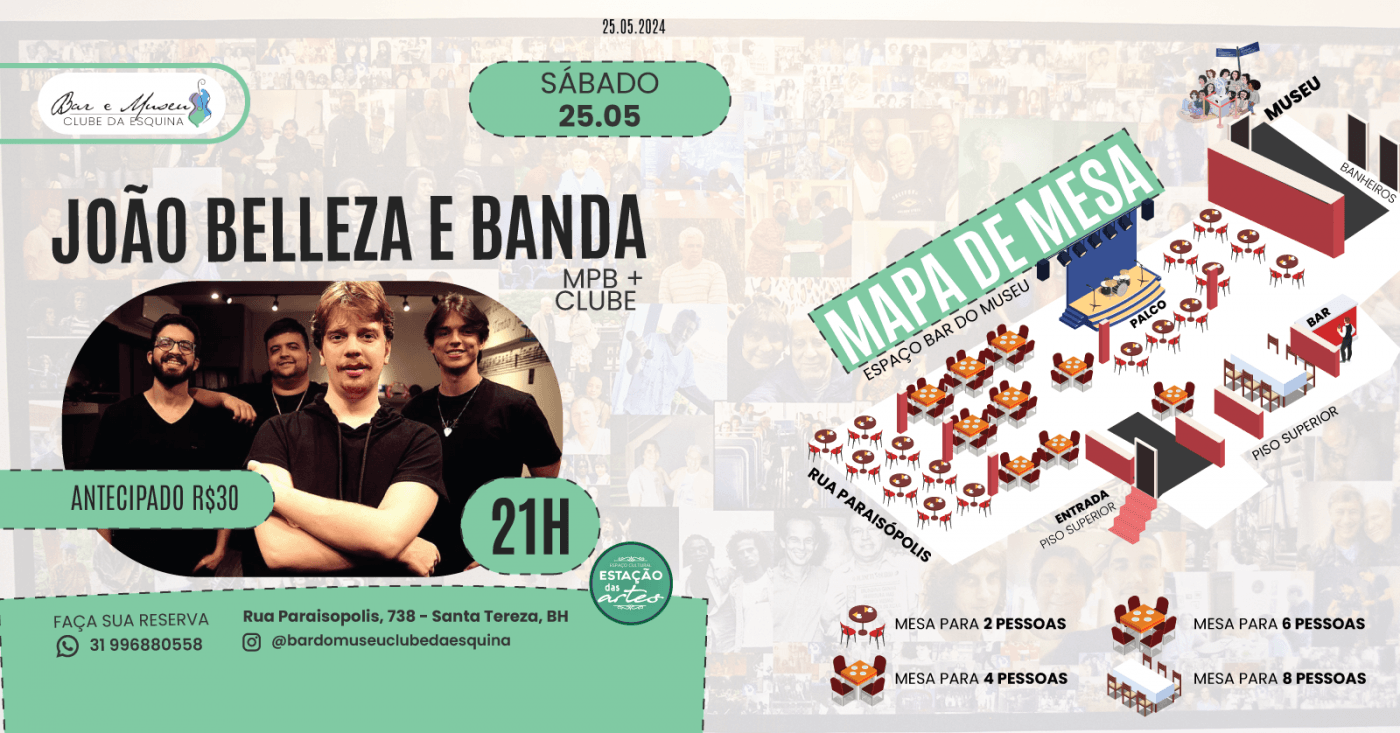 Show com João Belleza e Banda