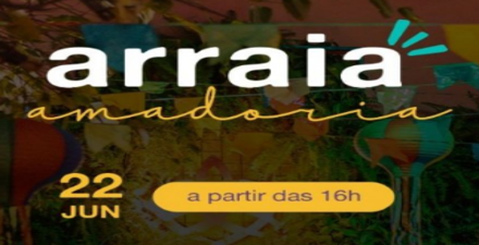Reprodução Sympla Arraiá da Amadoria - Banner