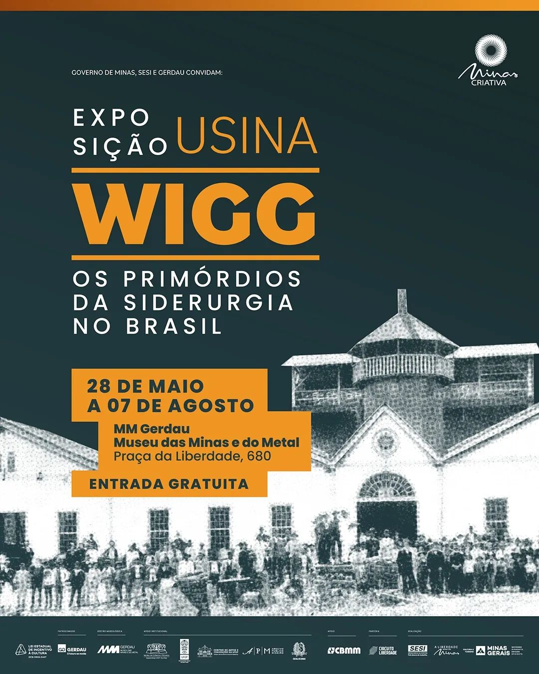 Exposição "Usina Wigg - Os Primórdios da Siderúrgica no Brasil"