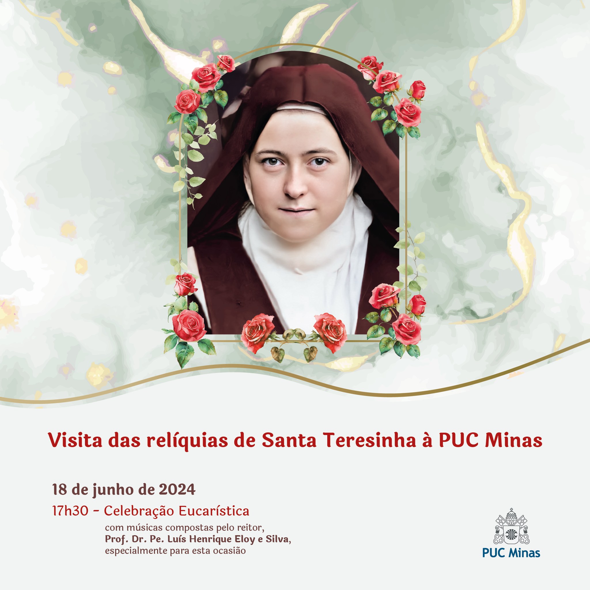 Visita das Relíquias de Santa Teresinha à PUC Minas