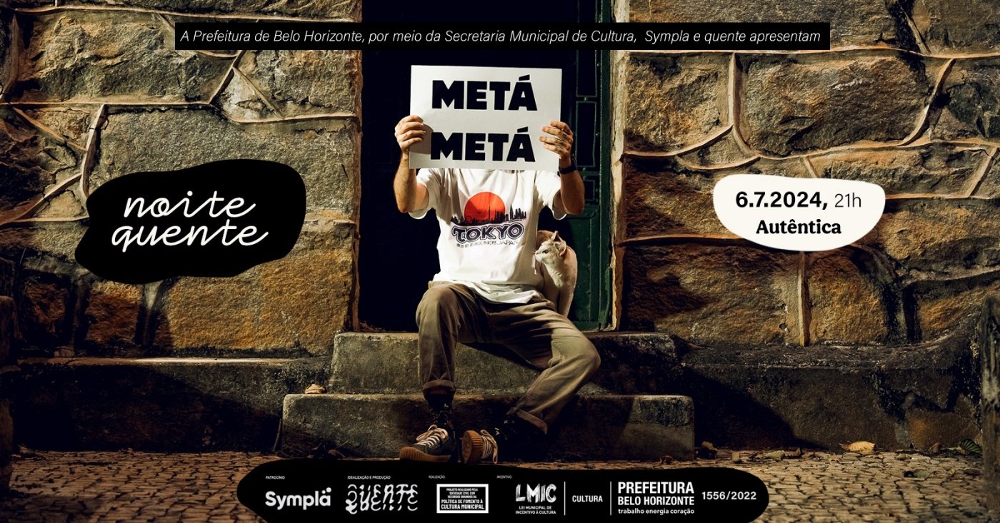 Reprodução: Sympla Show: Metá Metá