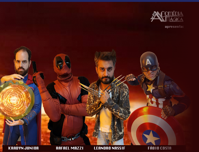 Espetáculo: Comédia Mágica "Anti-Heróis do Humor"