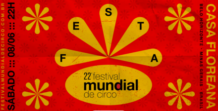 Festa do 22° Festival Mundial de Circo - Banner