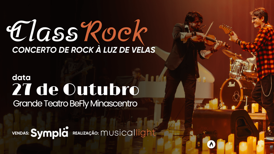 Show: Classrock "Concerto de Rock à Luz de Velas"