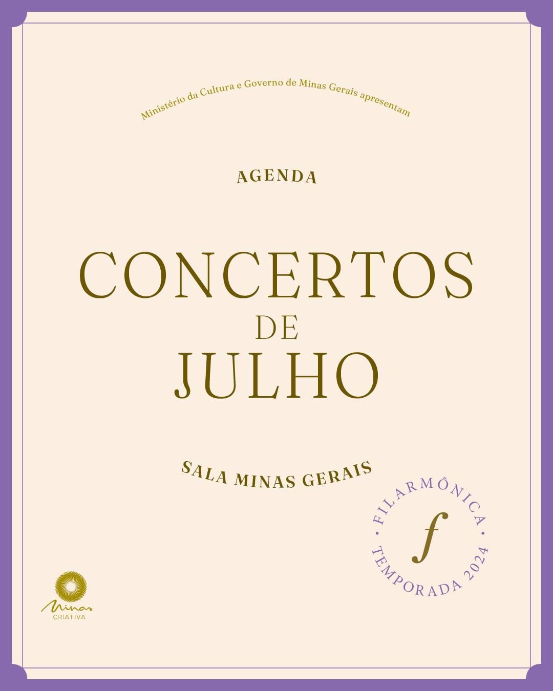 Concertos de Julho - Orquestra Filarmônica de Minas Gerais