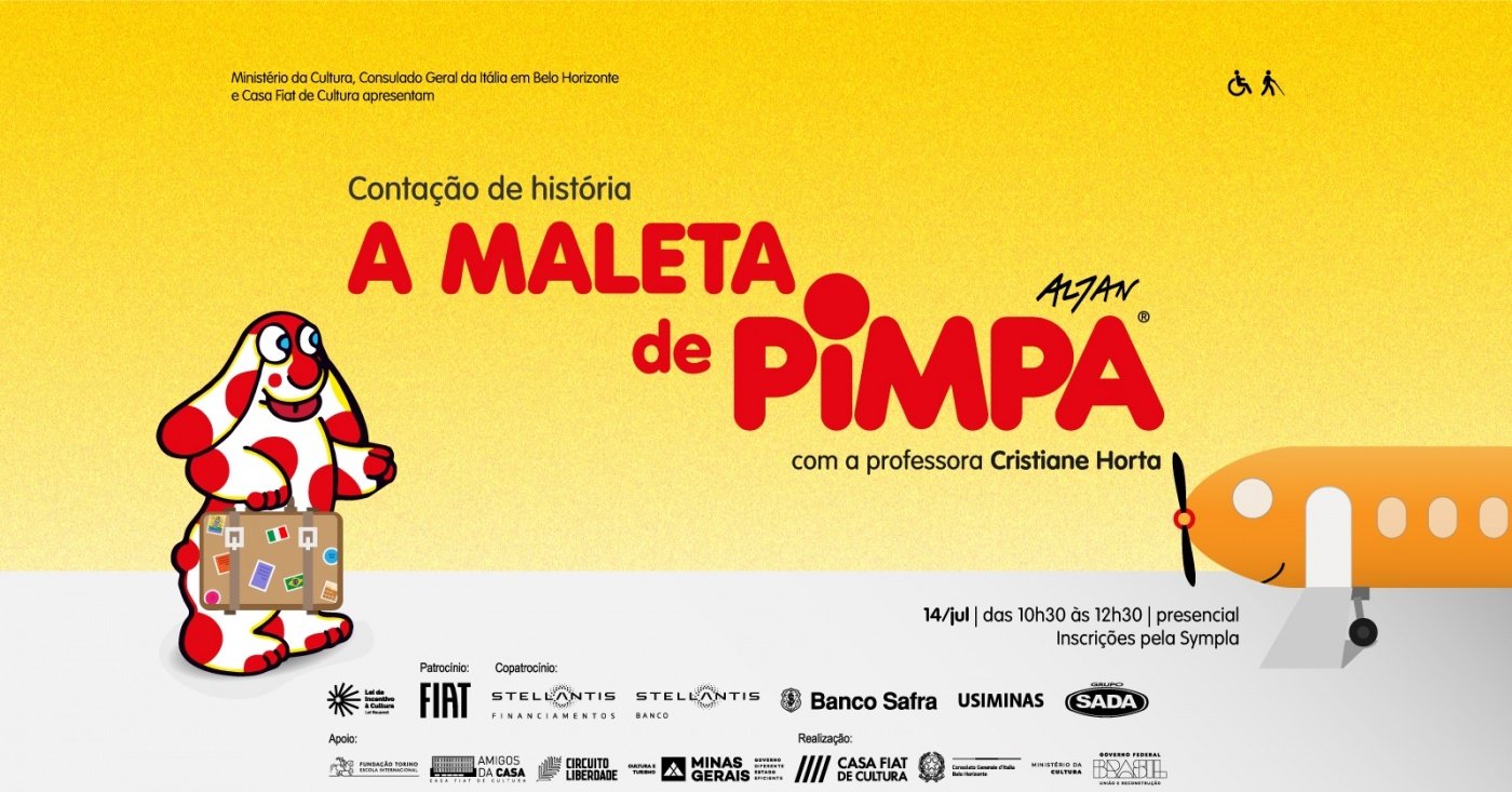 Contação de História: A maleta de Pimpa