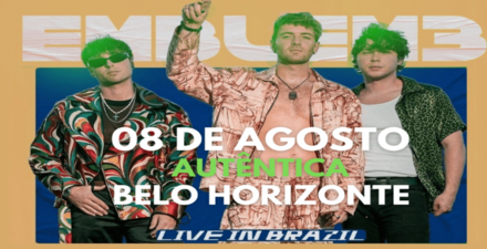 Divulgação/Sympla Emblem 3 - Banner