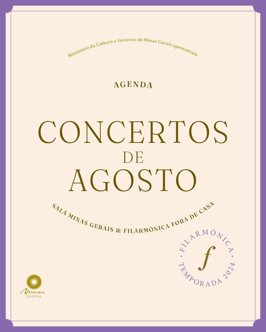 Concertos de Agosto - Orquestra Filarmônica de Minas Gerais