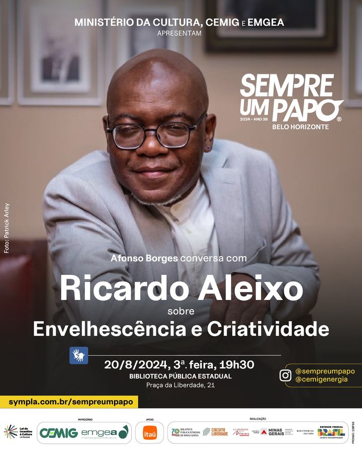 Sempre um papo recebe Ricardo Aleixo