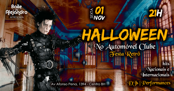 Festa de Halloween no Automóvel Clube de Minas Gerais
