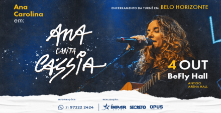 reprodução oficial Show: Ana Carolina "Ana canta Cássia"