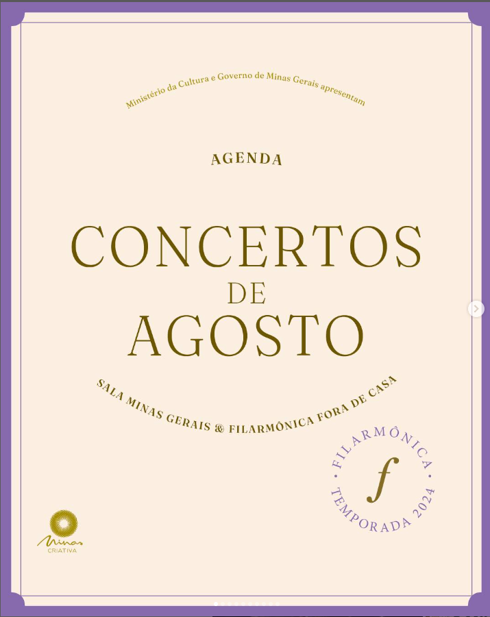 Concertos de Agosto - Orquestra Filarmônica de Minas Gerais