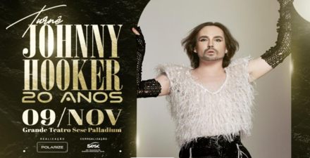 Show: Johnny Hooker "Turnê 20 anos"