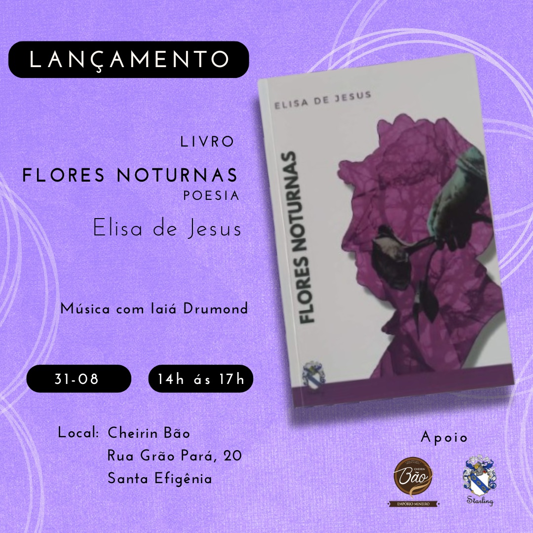 Lançamento Literário: Flores Noturnas