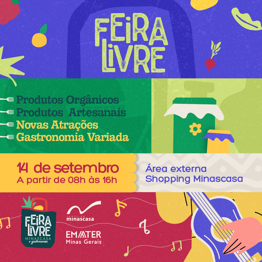 Reprodução oficial Feira Livre & Gastronomia l Setembro