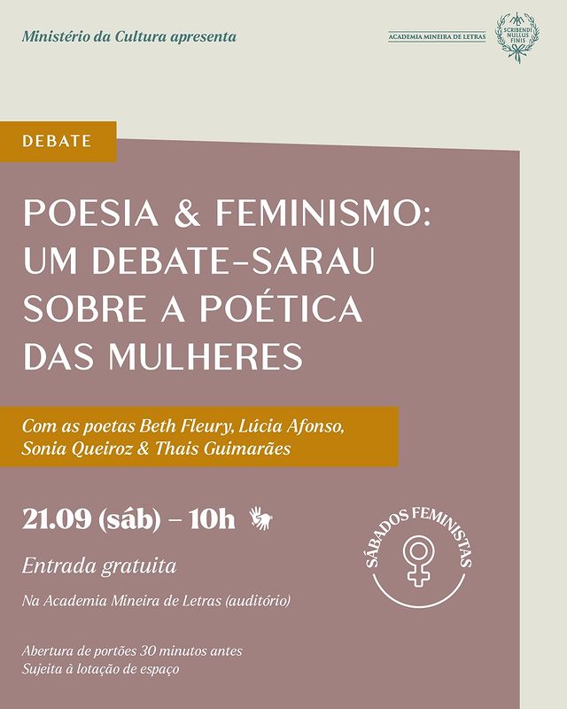 Poesia & Feminismo: Um Debate-Sarau sobre a Poética das Mulheres