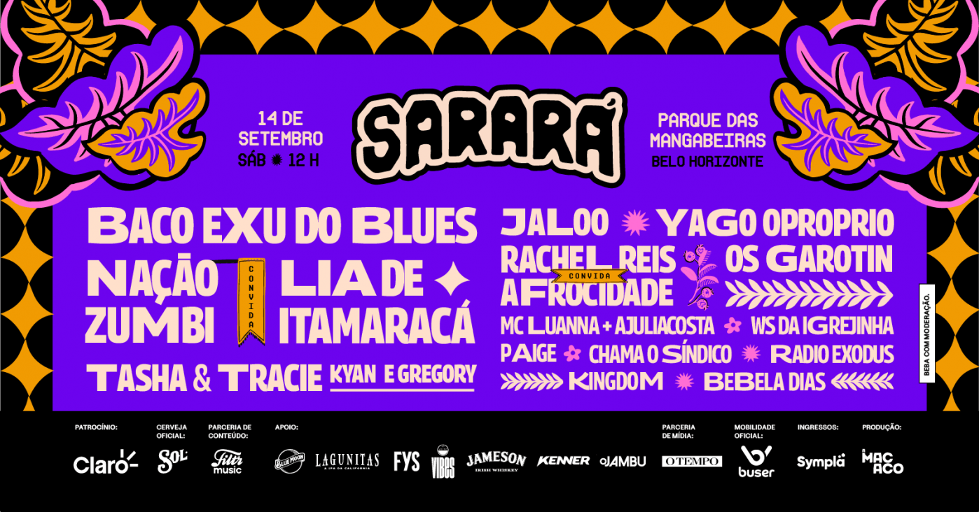 Reprodução: Sympla Festival Sarará 2024