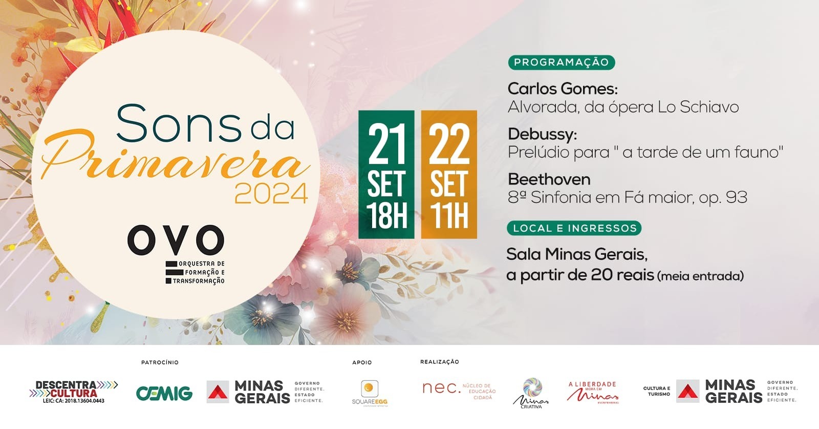 Concerto: "Sons da Primavera”, com a Orquestra OVO