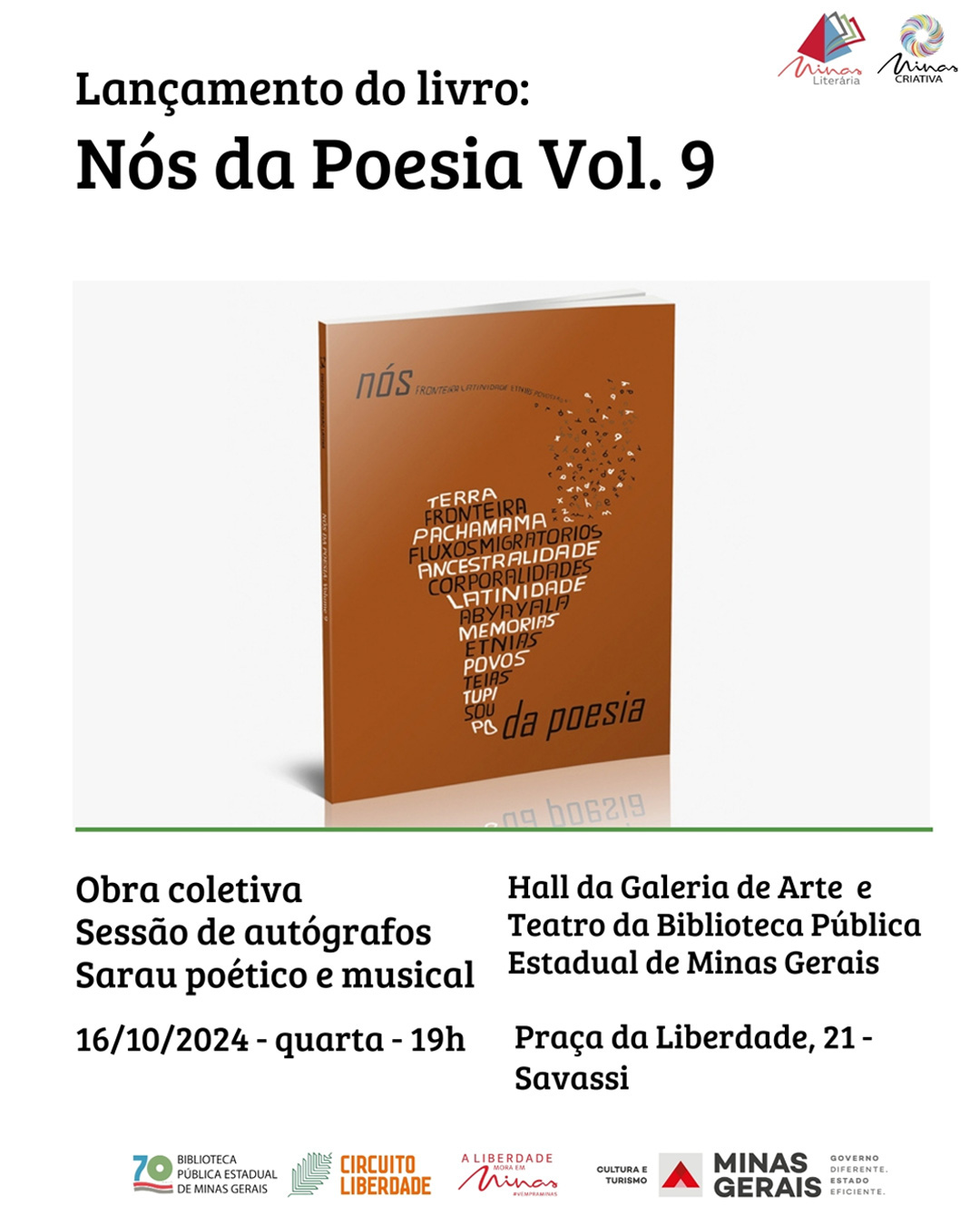 Lançamento do Livro: Nós da Poesia 