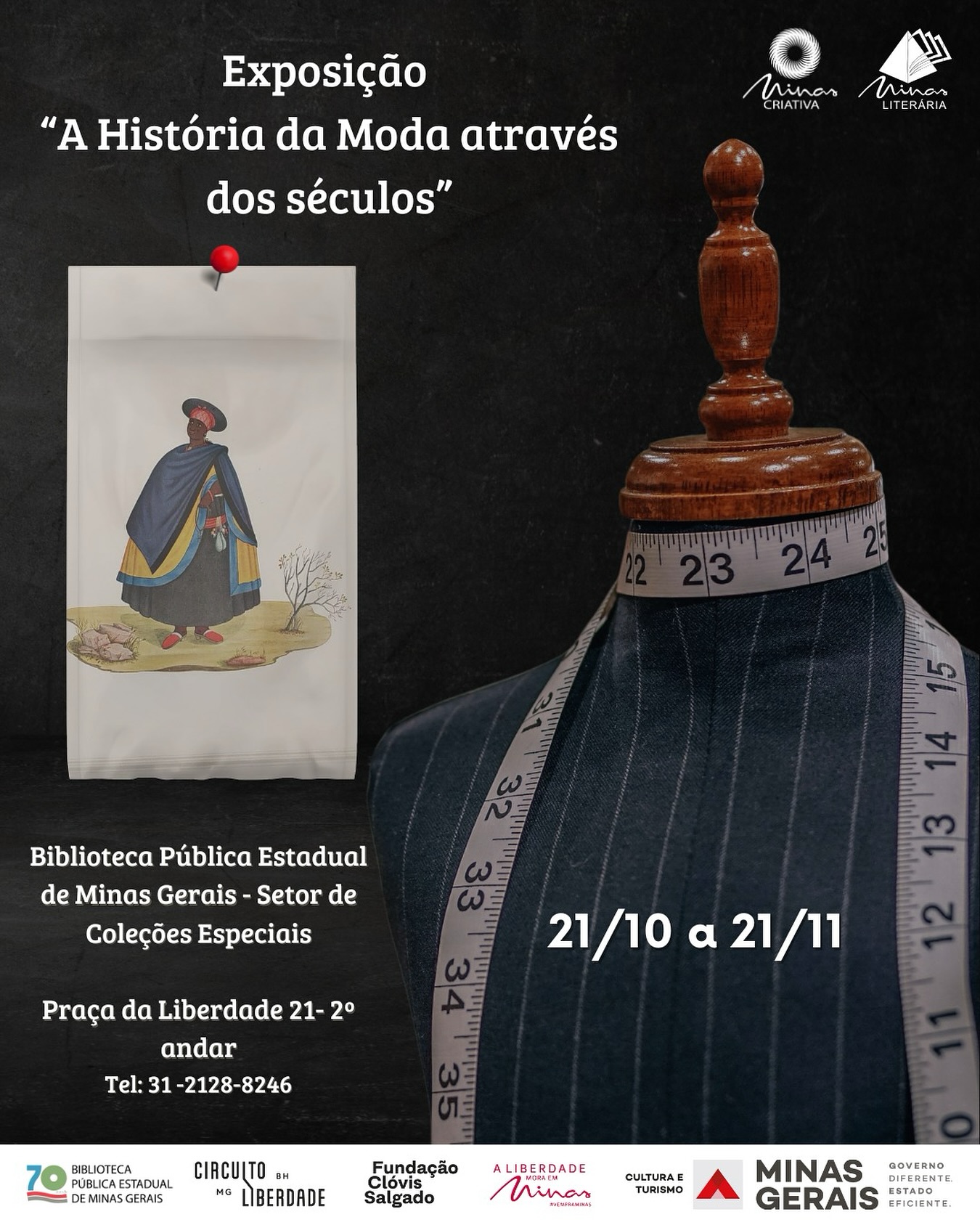 Exposição “A História da Moda através dos séculos”