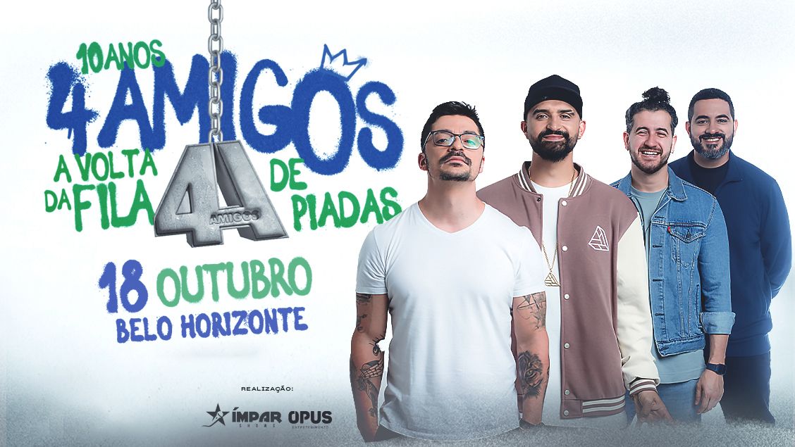 Espetáculo: A volta da fila de piadas - 4Amigos