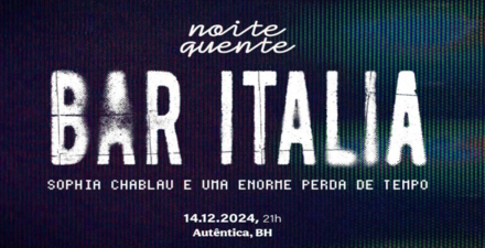 Divulgação/Sympla Bar Itália - Banner