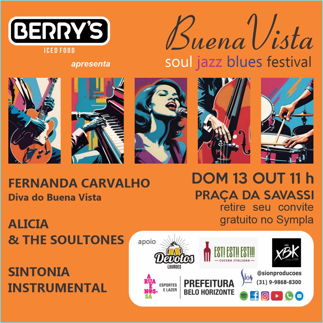 reprodução oficial Buena Vista Soul, Jazz & Blues Festival