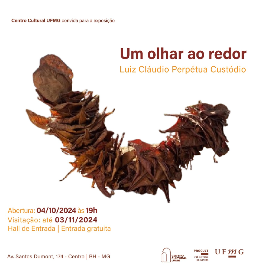Exposição: ‘Um olhar ao redor’, de Luiz Cláudio Perpétua Custódio