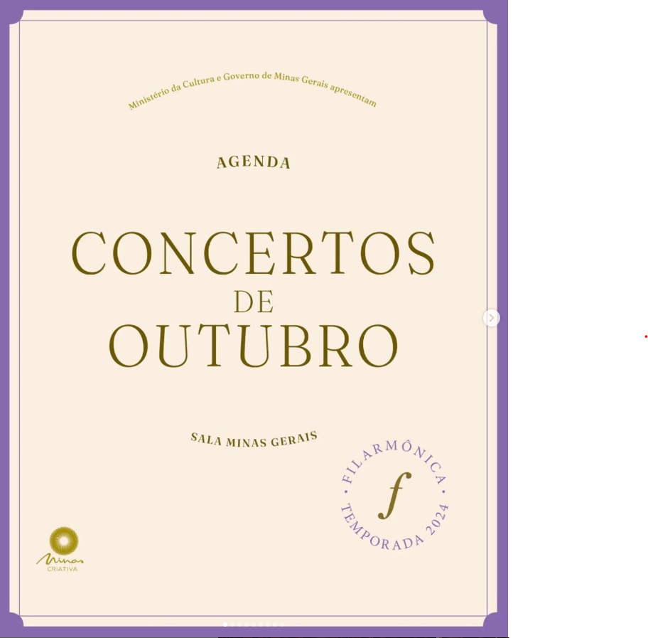 Concertos de Outubro - Orquestra Filarmônica de Minas Gerais