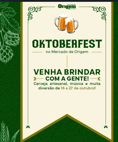 Festa: Oktoberfest no Mercado de Origem
