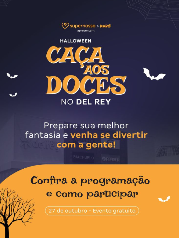 Halloween 'Caça aos Doces' - Del Rey